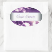 Paarse Bubbels Envelop Seal Party Favor Labels (Tas)