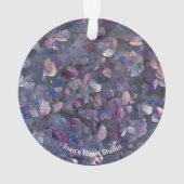 Paarse Bubbles Ornament (achterkant)