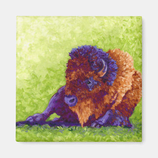 Paarse buffel magneet