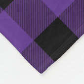 Paarse bufferboorgaansteker fleece deken (Hoek)