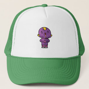 paarse buitenaardse trucker pet