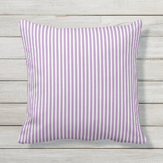 Paarse buitenKussens - Oxford Stripe Buitenkussen