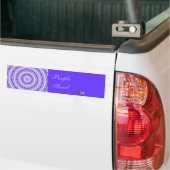 Paarse bumperstickers (Op Truck)