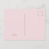 Paarse Butterflies en Hearts Bloemenmeisje Aankondigingskaart (Achterkant)