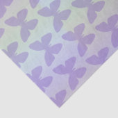 Paarse Butterflies Tissuepapier (Detail)