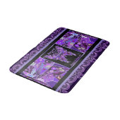 Paarse Butterfly 31 Bath Mat (Gekanteld)