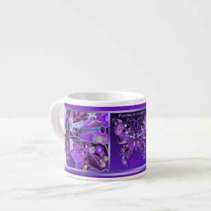 Paarse Butterfly 31 Espresso Cup Kop