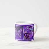 Paarse Butterfly 31 Espresso Cup Kop (Voorkant rechts)