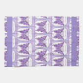 Paarse Butterfly 31 keukenhanddoek (Horizontaal)