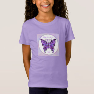 Paarse Butterfly 31 soft T-Shirt