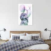 Paarse Cactus Canvas Afdruk (Insitu (Slaapkamer))