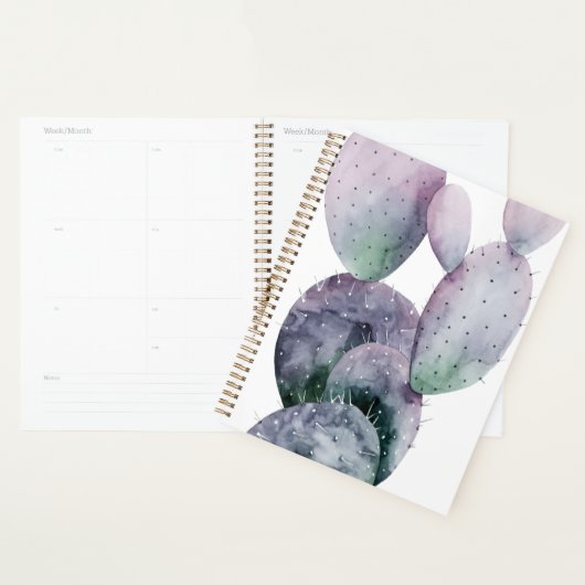 Paarse Cactus Planner (Display)