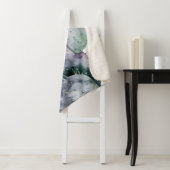 Paarse Cactus Sherpa Deken (In situ)