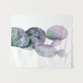 Paarse Cactus Wandkleed (Voorkant (horizontaal))