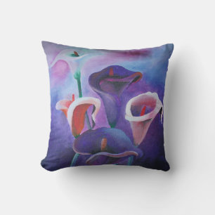 Paarse Callas Lila en Paarse kunst Kussen