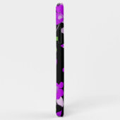 PAARSE CAMELLIAS, WITTE GROENEN LATEN ZWARTE VORM Case-Mate iPhone CASE (Achterkant/rechts)