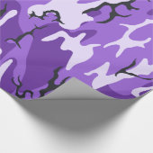 Paarse Camo Cadeaupapier (Hoek)