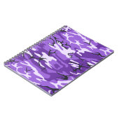 Paarse Camo Notitieboek (Linkerzijde)