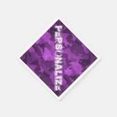 Paarse Camo Servet (Hoek)