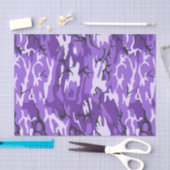 Paarse Camo Tissuepapier (Craft)