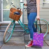 paarse camopatrooncanvas tas