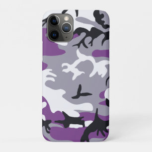 Paarse Camouflage iPhone 11 Pro Hoesje