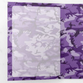 Paarse camouflage, leger, leger drieluik kaart (Binnenzijde eerst)