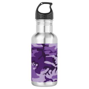 Paarse Camouflage, Militair, Leger Waterfles