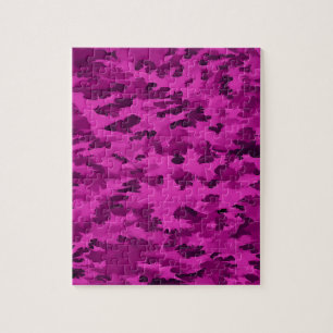 Paarse Camouflagepatroon Legpuzzel