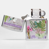 Paarse Canvas tas (Geopend)