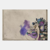 Paarse Caterstone Alice in Wonderland ontkoppeling Inpakpapier Vel (Voorkant)
