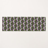 Paarse Cattleya Orchids Floral Pattern Yogamat (Voorkant (horizontaal))