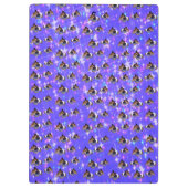 Paarse cavia sparkle, klembord (Achterkant)