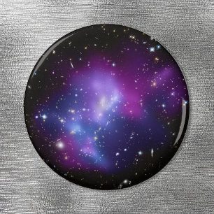 Paarse Celestial Space Photo Blank Magneet