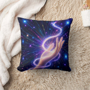 Paarse Celestiale Energie Worp Kussen