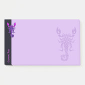 Paarse Celtic Knot Scorpion Post-it® Notes (Voorkant)