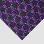 Paarse Celtic Knot Scorpion Tissuepapier (Detail)