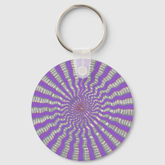 Paarse Chakra - Cool Paars Breeze Sleutelhanger