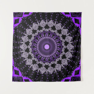 Paarse Chakra Tapijt – Spirituele muurkunst Wandkleed