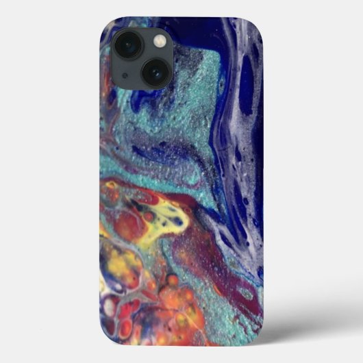 Paarse chaos Case-Mate iPhone case (Achterkant)