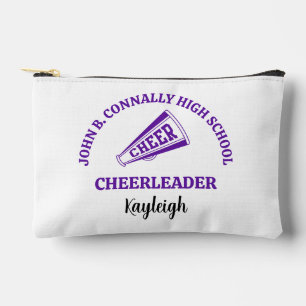 Paarse Cheerleader op de Middelbare School Persoon Etui