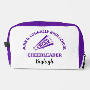 Paarse Cheerleader op de Middelbare School Persoon Toilettasje