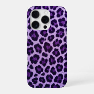 paarse cheetah iPhone 16 Pro Max Hoesje