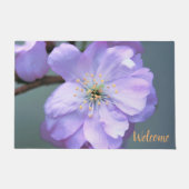 Paarse Cherry Blossom Deurmat (Voorkant)