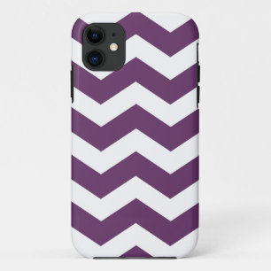 Paarse Chevron Pattern Hoesje Savvy iPhone 5 Hoesj