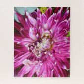 Paarse chrysanthemum - Bloem 16 x 20 Legpuzzel (Verticaal)