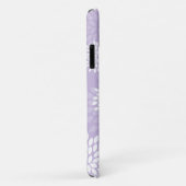 Paarse Chrysanthemums Floral Pattern Case-Mate iPhone Case (Achterkant/rechts)