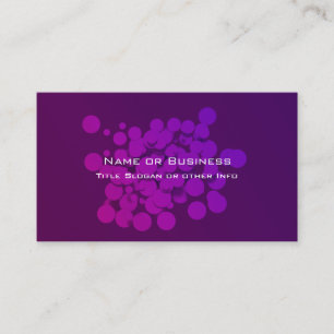Paarse cirkels Abstracte achtergrond Visitekaartje