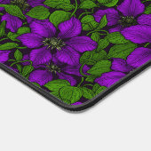 Paarse Clematis Bureaumat (Hoek)