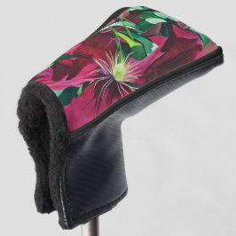 Paarse Clematis Floral Golfheadcover